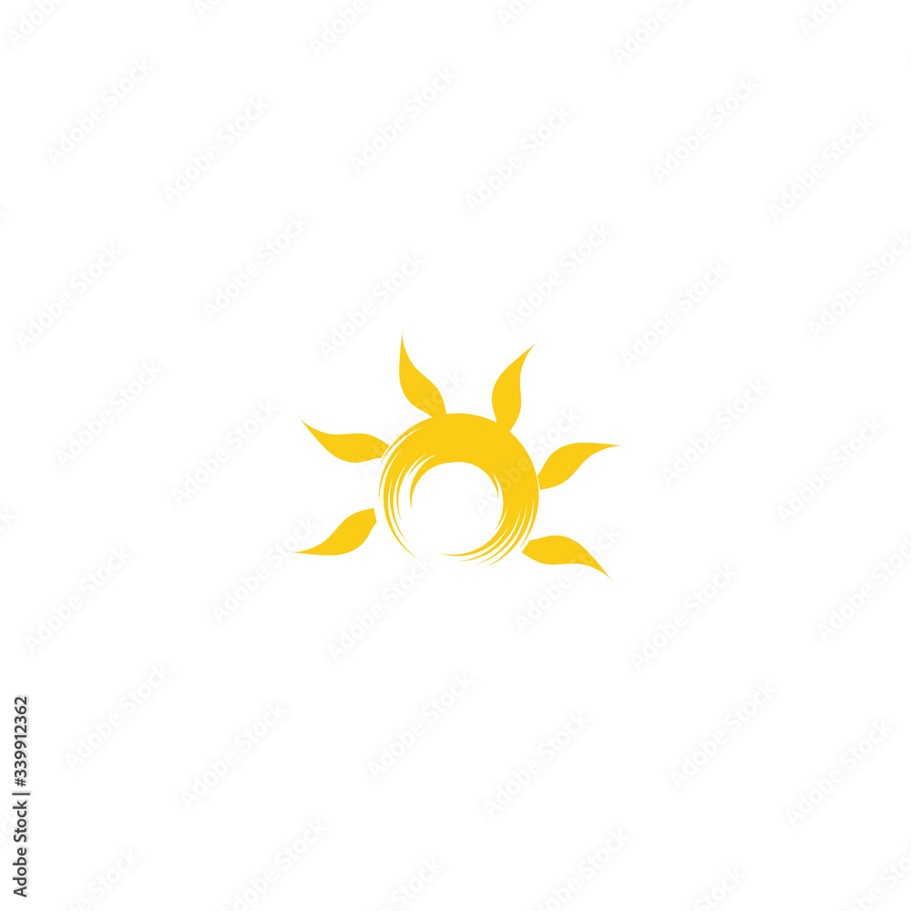 Sun Vector illustration Icon Sun Vector illustration Icon
