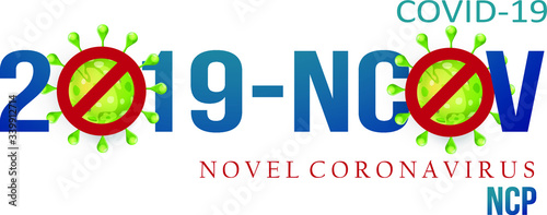 Novel coronavirus covid19 spread outbreak background design