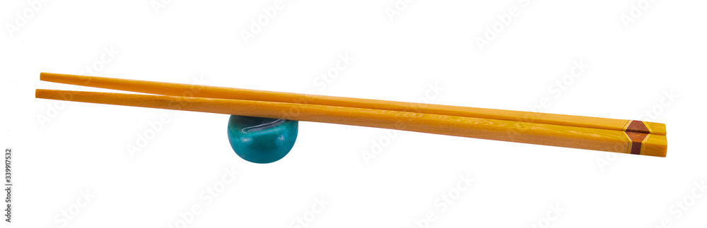 Chopsticks isolated on a white background Chopsticks isolated on a white background
