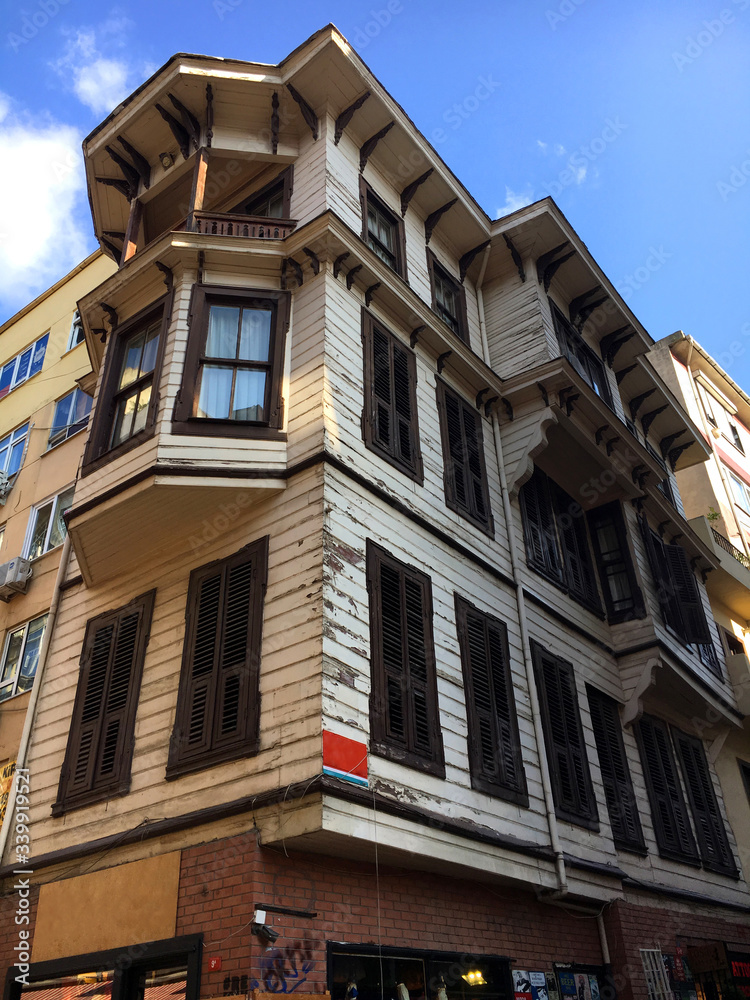 Old buildings in Kadikoy, Istanbul/ Turkey.
