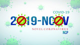 Coronavirus logo template concept editable