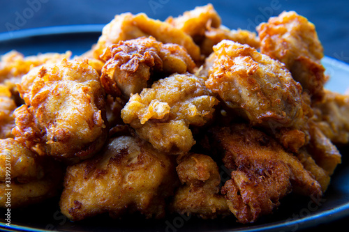 Golden Crunchy Fried Chicken Ready To Eat