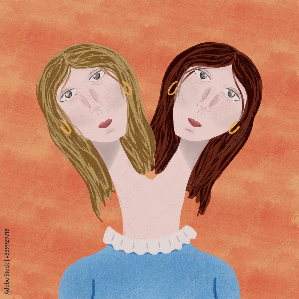 Two headed sisters Two headed sisters