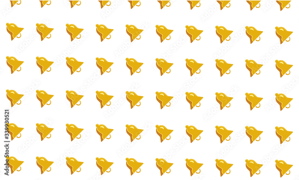 Casino bells icon background or notification bell flat in modern colour design concept on isolated white background. EPS 10 vector. Casino bells icon background or notification bell flat in modern colour design concept on isolated white background. EPS 10 vector.
