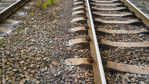 View of the train rail