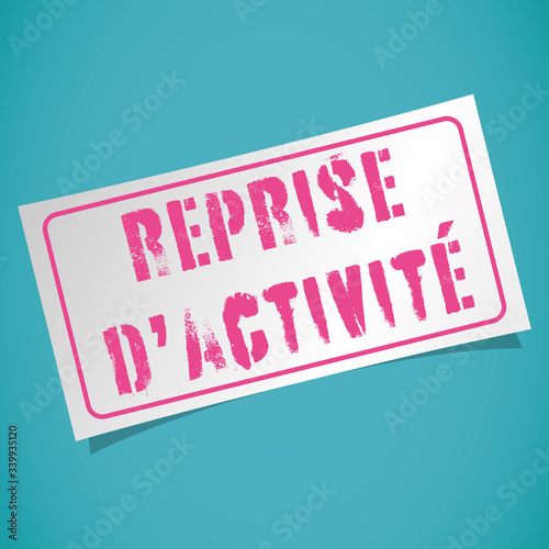 French reopening stamp