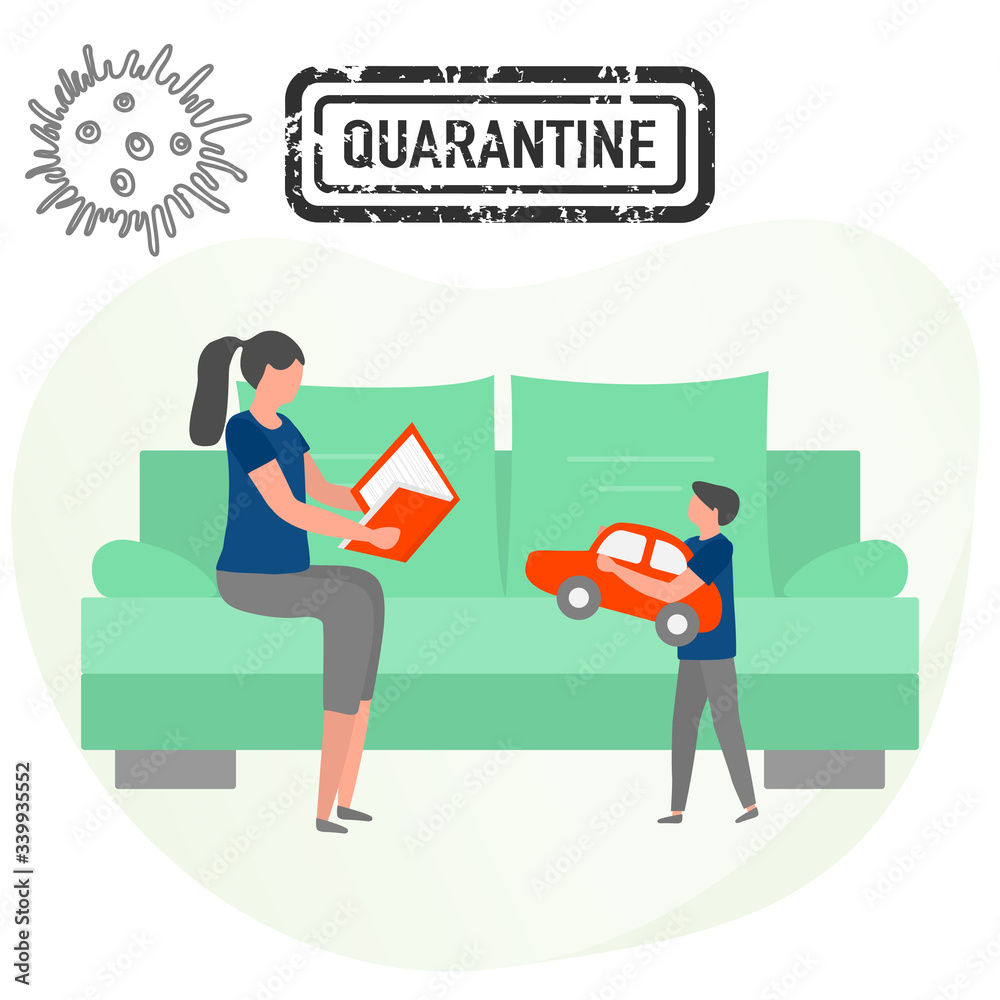 Coronavirus Quarantine Stay home Family Health Coronavirus Quarantine Stay home Family Health