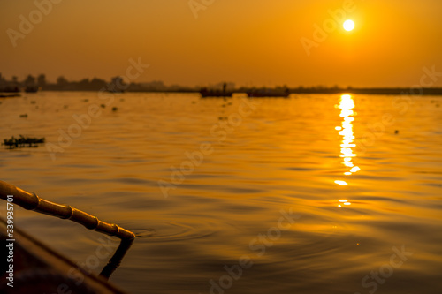 sunset view Vrindavan India