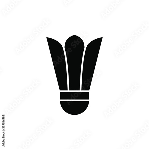 Badminton Icon Sport , Game Company Racket Template Logo Design Emblem Isolated Illustration , Outline Solid Background White
