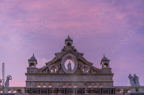 temple roof India during su...
