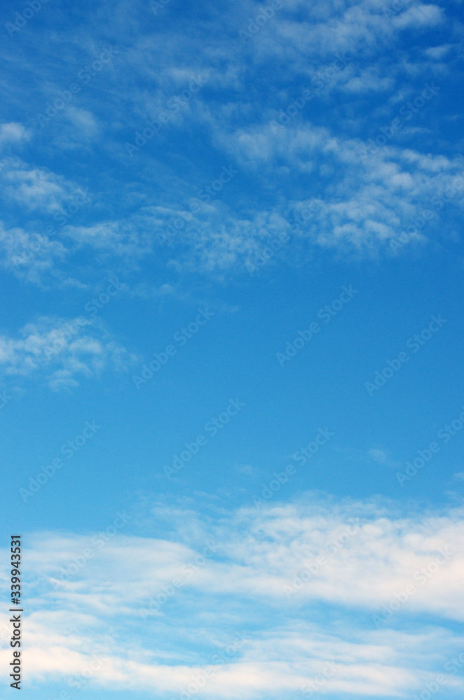 White clouds in blue sky White clouds in blue sky