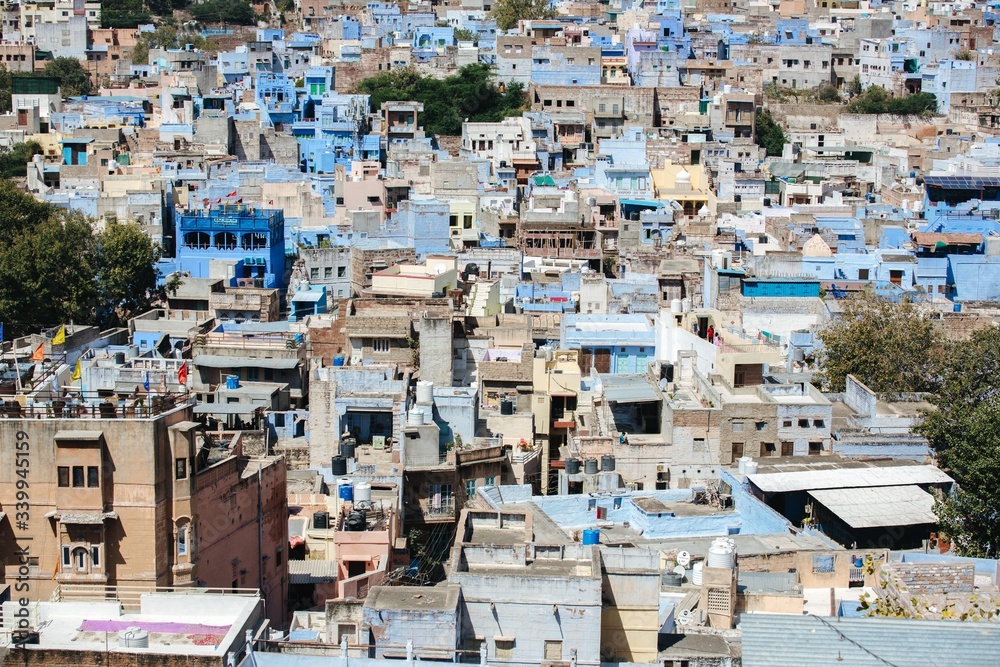 Jodhpur, the blue city in Rajasthan India