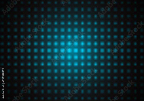 High-tech halftone dots background. Blue abstract digital design. 