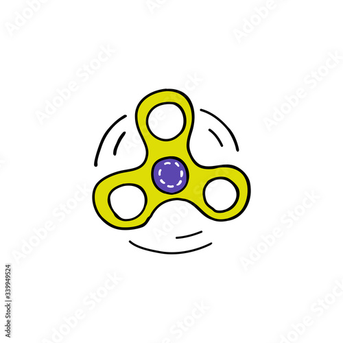 hand spinner doodle icon