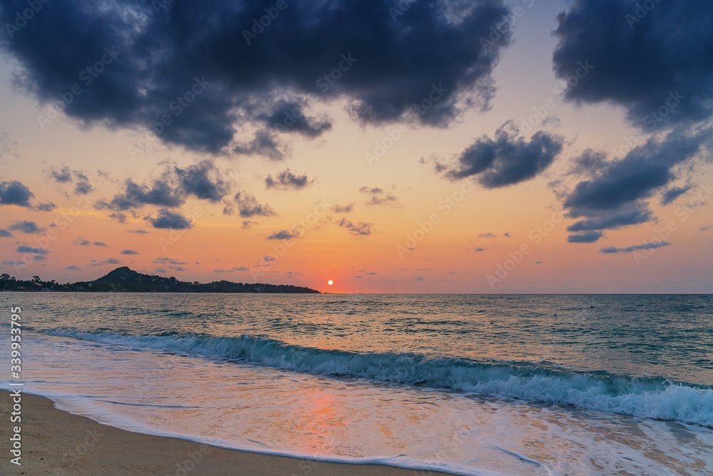 Strand, Sonnenaufgang, Thailand