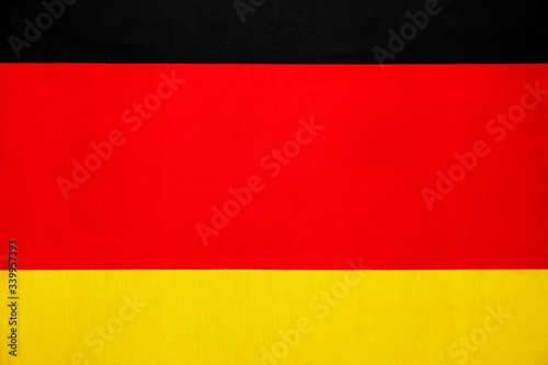 national flag of Germany. close-up
