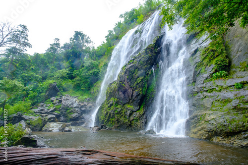 Beautiful waterfall stream at Khlong-Lan National Park  Thailand