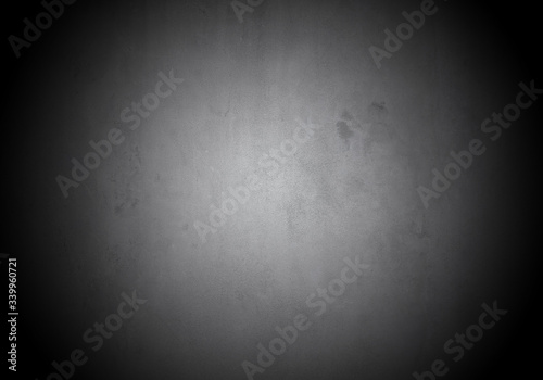 Black abstract background blurred. empty white light gradient studio room. used for background and display your product