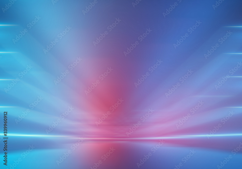 Blue gradient abstract background blurred. red white green pink light empty studio room. used for background and display your product Blue gradient abstract background blurred. red white green pink light empty studio room. used for background and display your product
