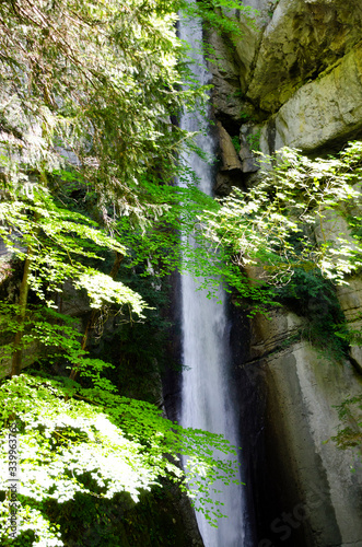 Angon waterfall, Annecy, France photo