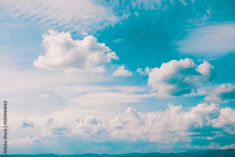 Blue Sky and Clouds Blue Sky and Clouds