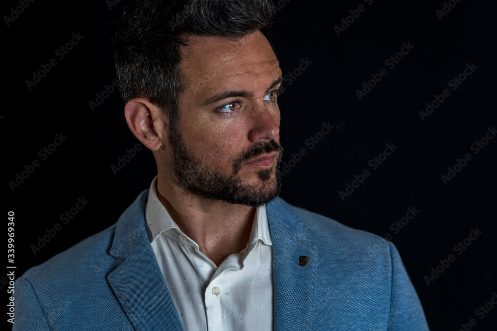 Fototapeta premium Hombre mirada