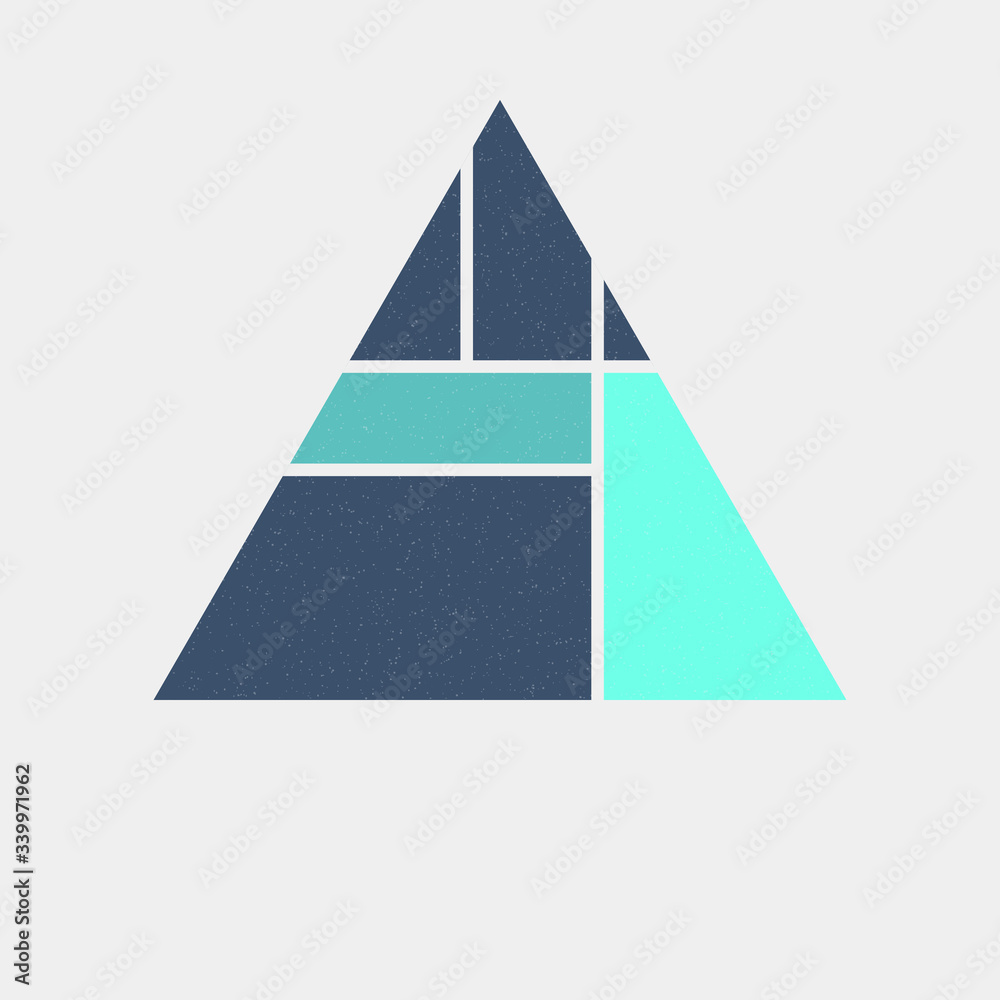 Mondrian style art colorful logo design illustration Mondrian style art colorful logo design illustration