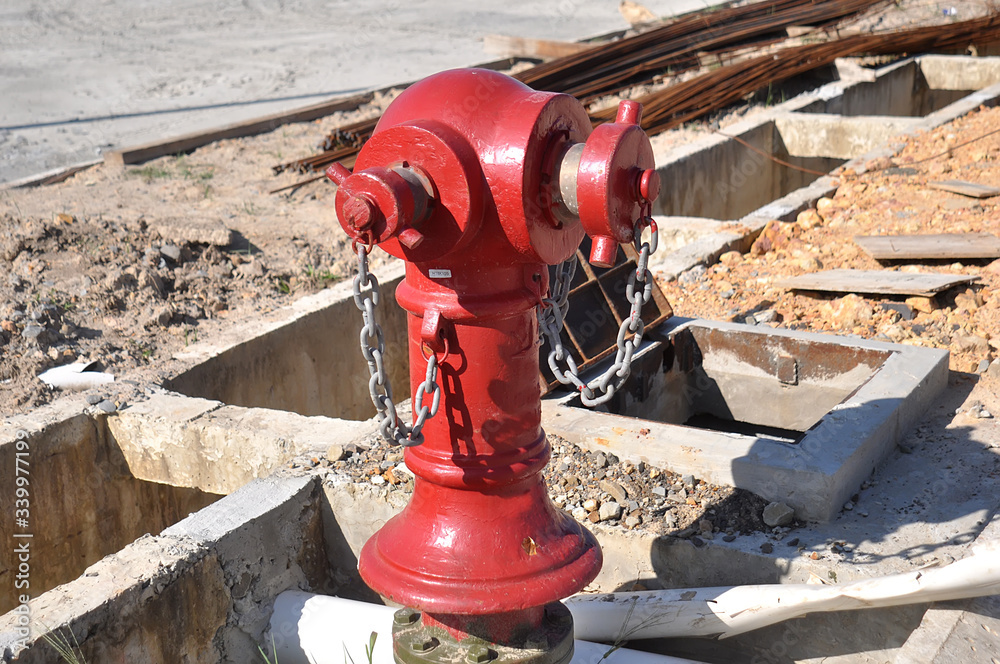 hydrant fire fighting system Stock Photo Adobe Stock