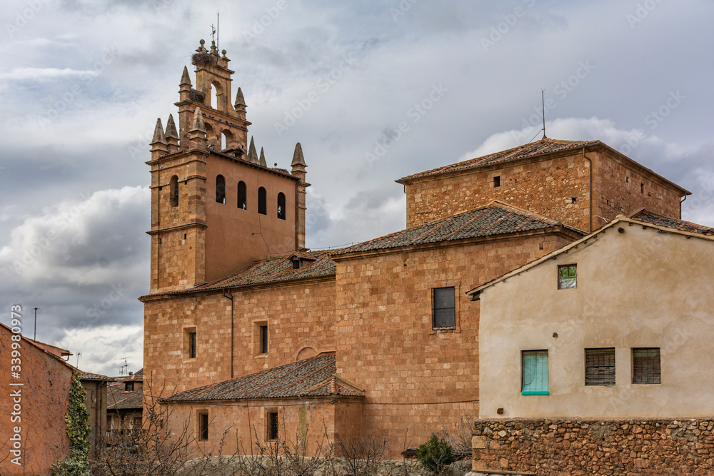 Church of Santa María la Mayor in Ayllón (Segovia, Spain)