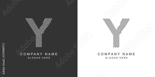 Y logo. Y letter icon. Vector illustration.