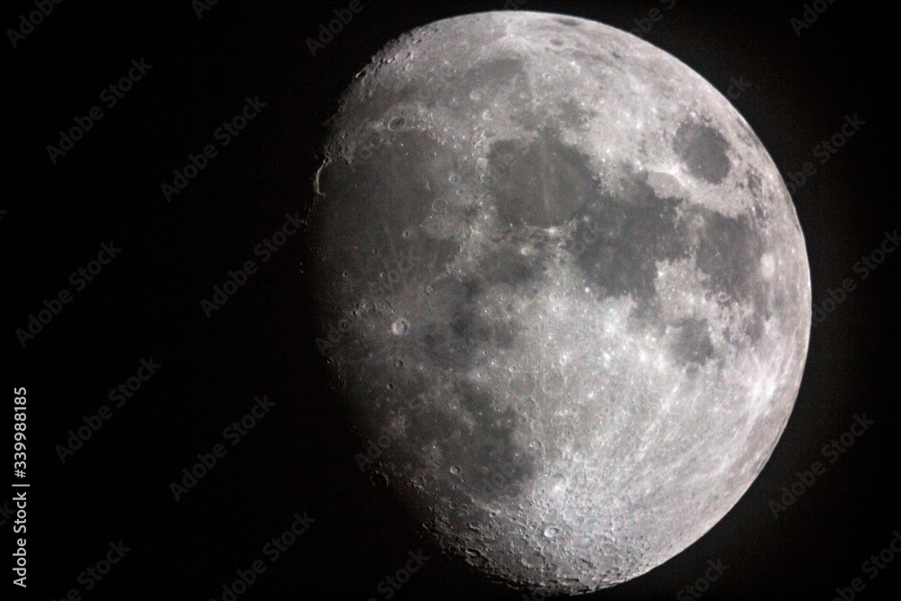 Naklejka premium Lunar surface