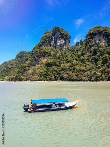 Magnificent scenery of the Kilim Geoforest Park in Langkawi, Malaysia.
