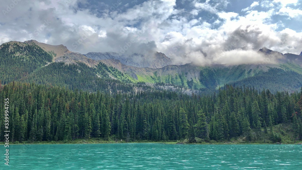Maligne Lake , Rocky Mountains , Canada 