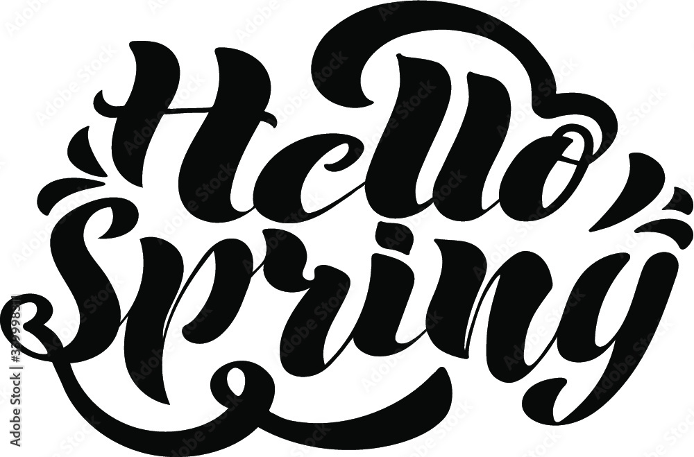 Obraz premium Illustration of lettering 