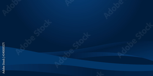 abstract modern blue wave curve lines background vector illustration. Vector illustration design for presentation, banner, cover, web, flyer, card, poster, wallpaper, texture, slide, magazine, and ppt