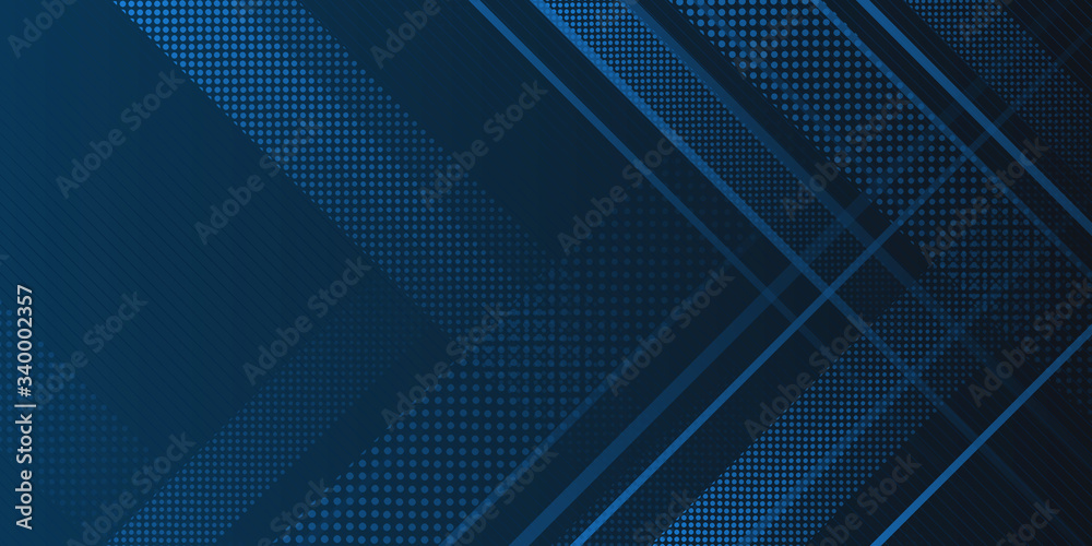 Blue Background. Dark blue abstract background geometry shine and layer element vector for presentation design. Suit for business, corporate, institution, party, festive, seminar, and talks. 