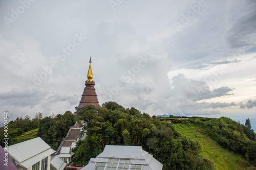 Big pagoda on mountain