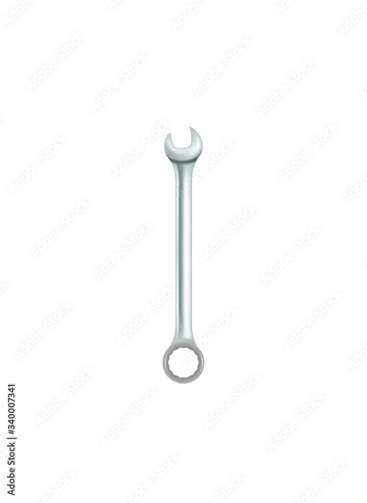 Isolated wrench key. vector illustration Isolated wrench key. vector illustration