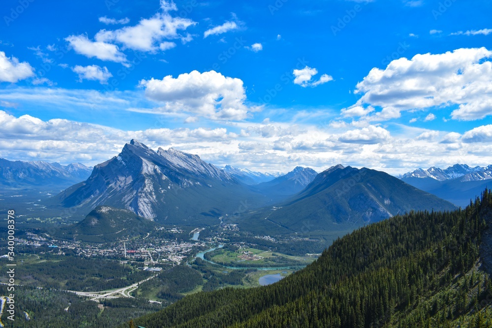 Canadian Mountains and Valley 