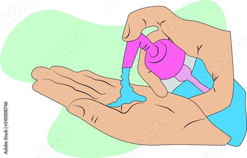 Vector illustration flat design of Covid-19 formerly known as Corona Virus awareness campaign also  action and prevention to be taken
