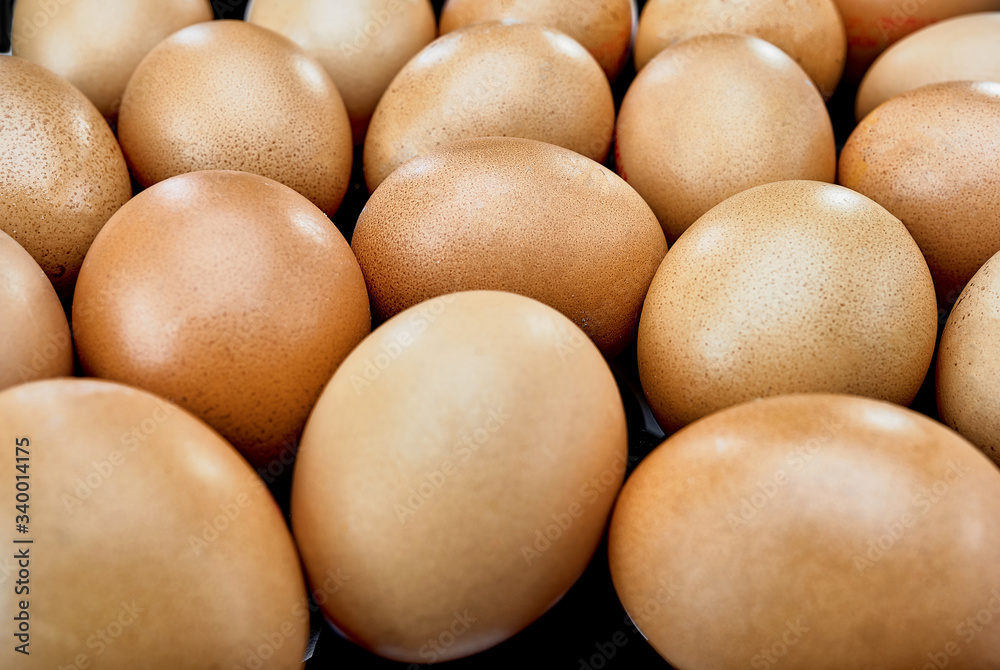 Golden eggs photographed on a black background in the studio Golden eggs photographed on a black background in the studio