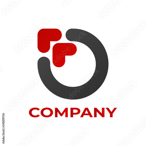 Flat design icon modern style vector illustration concept of web development service, social media marketing, graphic design, business company branding items and advertising elements.