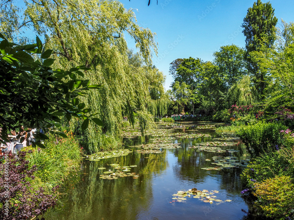 The gardens of Claude Monet's home in Giverny capture the beauty expressed in his impressionist paintings.