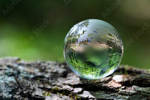 Globus aus Glas