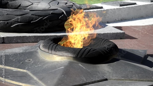 Tongues of flame. Eternal flame.