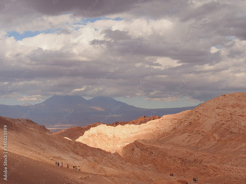 Moon Valley in the Atacama Desert, San Pedro de Atacama, Chile Moon Valley in the Atacama Desert, San Pedro de Atacama, Chile