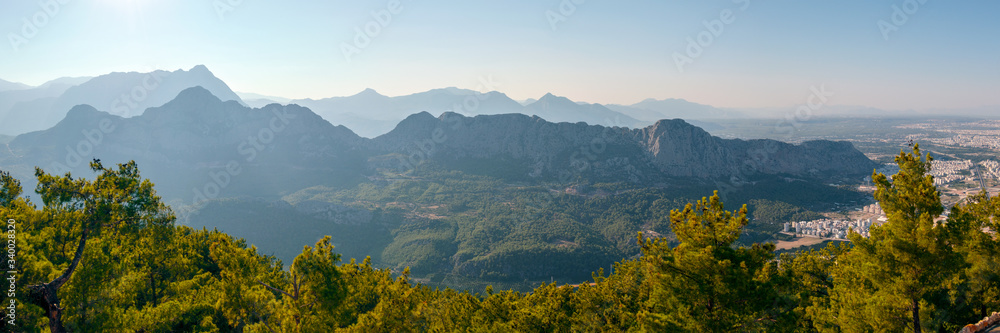 Panoramic landscape of the Taurus Mountains, Antalya
