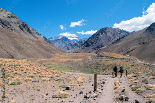 Aconcagua view from the valley below