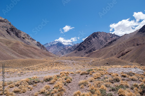 Aconcagua view from the valley below