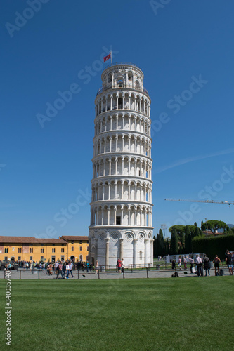 The leaning tower  Pisa.